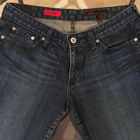 AG The Club wide leg flare jean. Low rise Size 30 - Picture 2 of 11